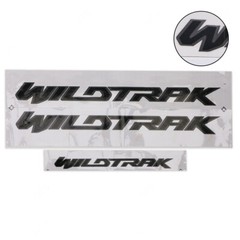 Set Black Side Rear Sticker Decal For Ford Ranger Wildtrak 4×4 2018 2020