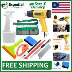 Professional-Grade Vinyl Wrap Toolkit with Invisible Blade & Cleaning Tools
