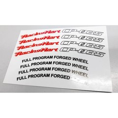 RACING HART CP035 15′ 16′ WHEELS DECALS STICKERS REPLACEMENT SET REPRODUCTION