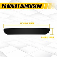 4PCS Precut Side Marker Light Blackouts Vinyl Overlay For 2023-2025 GMC Canyon