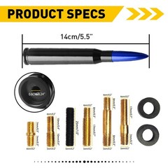 Bullet Antenna Mast Power For Motorcycles Cars Street Rods Classics Boat M