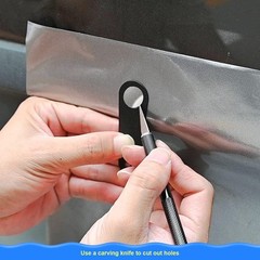 Precision Craft Cutting Tool Kit: 13-25mm Circle Templates for Car Wrapping