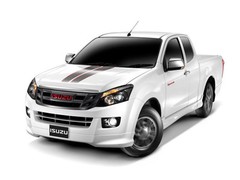 DARK GREY RED FRONT REAR TAILGATE STICKER X-SERIES FOR ISUZU D-MAX DMAX 2012-15