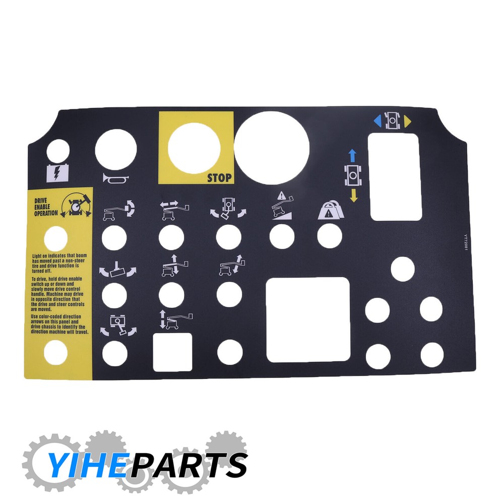 Platform Control Panel Decal 72081GT 72081 For Genie Z-30/20N Z-34/22 Z-34/22N