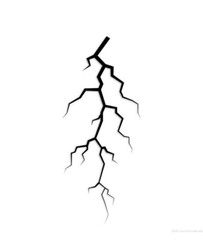 Lightning Strike Bolt Funny Vinyl Decal Sticker you choose size and color