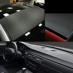 Carbon Fiber Pattern Waterproof Vinyl Car Wrap Sheet Roll Film Sticker 60″x12″