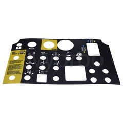 72081GT 72081 Platform Control Panel Decal For Genie Z-30/20N Z-34/22 Z-34/22N