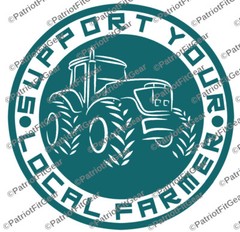 Farmer,Support Your Local Farmer,Farming,Agribusiness,Dairy Farm,Vinyl Decal