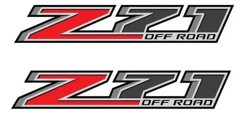 Pair Z71 4X4 Off Road Graphic Die Cut Decal Sticker-SUV Pickup Truck Racing GMC