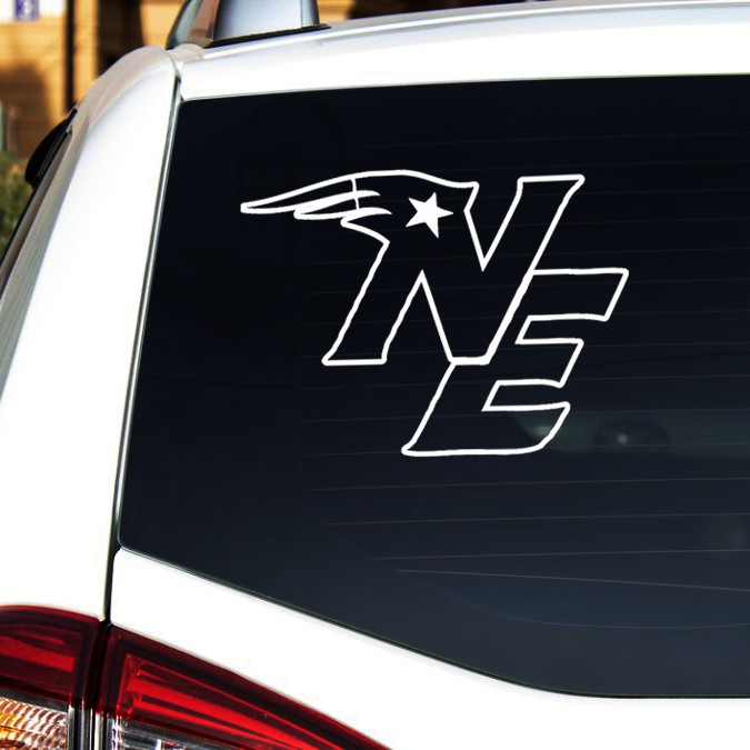 NEW ENGLAND PATRIOTS Decal/Sticker-CHOOSE SIZE&COLOR-Logo-Wall-Laptop-Wall-D2
