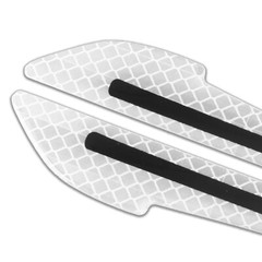 12pcs Reflective Sticker Set Rearview Mirror Auto Door Handle Paint Scratch Film