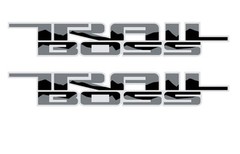 2019 20 21 22 23 Chevy Silverado Next Gen TRAIL BOSS Z71 Bedside Decal Stickers
