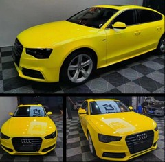 65FT x 5FT Premium Ultra Gloss Glossy Vinyl Car Wrap Sticker Decal Corn Yellow
