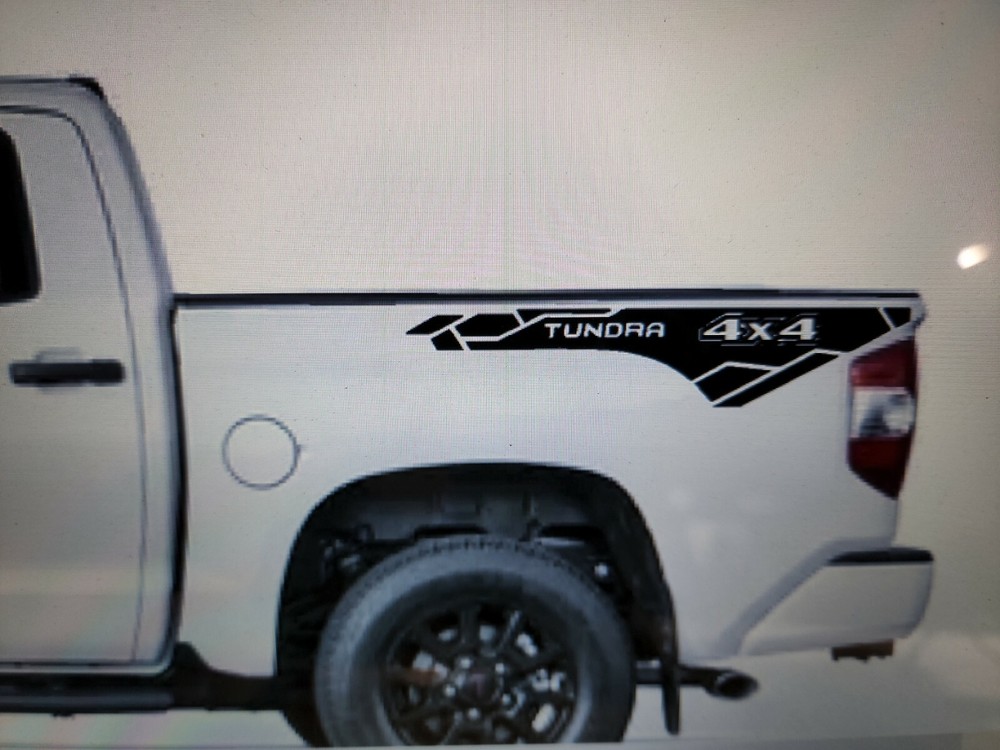 Compatible with TRD 4X4 Toyota Tundra Bedside Graphics Decals Truck L&R sides