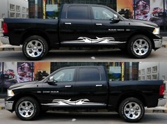 For 09-18 Dodge Ram 2500 1500 Universal Decal Vinyl Sticker SUV Truck Side BODY
