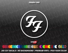 FOO FIGHTERS Circle Band Music Vinyl Die Cut Car Logo Decal Sticker – US SELLER