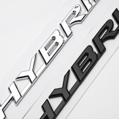 Metal 3D HYBRID Emblem Car Body Fender Side Door Rear Trunk Badge Decal Sticker