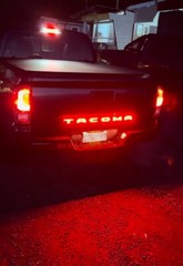 Toyota Tacoma Tailgate Insert Letters 3D (It GLOWS) Fits 2016-2023