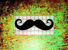 Handlebar Mustache Vinyl Decal | Classic & Distinctive Style | Funny Silhouette