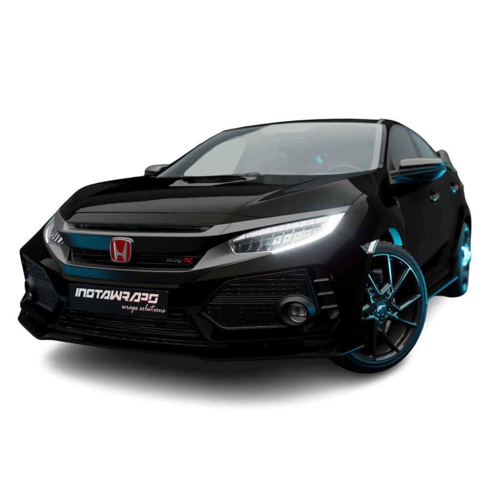 3M 2080 Controltac High Gloss Black Vinyl Car Wrap Film | HG12