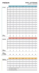CHARTPAK Self-Adhesive Vinyl Numbers, 4 Inches 23 Count (Pack of 1), Red