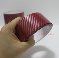 Multi-function 2D Glossy Texture Carbon Fiber Vinyl Tape Wrap Sticker 5 Color CF