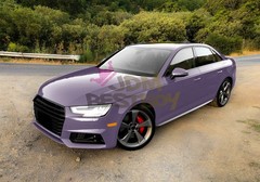 ESSMO PET Super Gloss Negroni Purple Vehicle Vinyl Wrap Decal Sheet Like Paint
