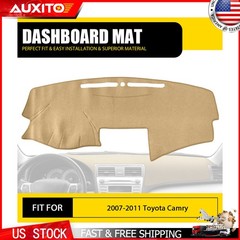 Dashboard Mat Cover Pad Black Gray Beige For Toyota Camry 2007-2011 LHD Non-Slip