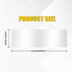 60″ Front Sun Window Visor Strip Banner Windshield Vinyl Blank Decal Trim Cover