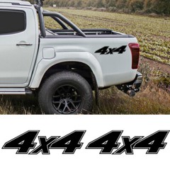 2x Black 4×4 Vinyl Car Door Side Sticker Pickup Truck SUV Decal Body Accessories