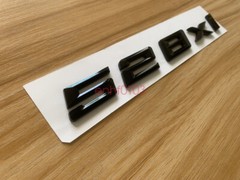 Gloss Black 3D ABS Letters Trunk 528xi Emblem Rear Badge for BMW 2017-2022 528xi