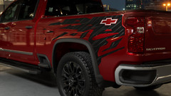 2024-2025 Chevrolet Silverado Bodyside Decal Black Vinyl Bowtie Logo 85516291