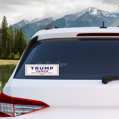 TRUMP VANCE 2024 Bumper Stickers | Vinyl | Water-resistant