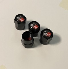 Aluminum Valve Stem Caps for Toyota GR Supra, GR86, & GR Corolla