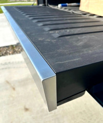 THE CYBERCAP 16ga Stainless Steel Tailgate Top Cap Tesla CYBERTRUCK Made in USA