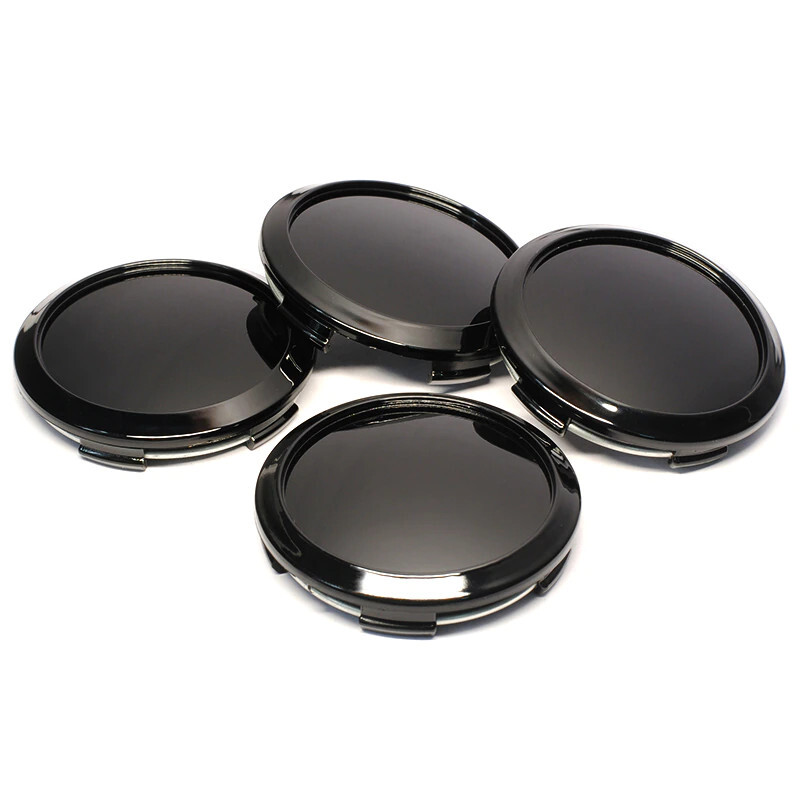 4pcs 64 mm Universal no Black Alloy Wheel Center Caps Hub Caps Rim Caps