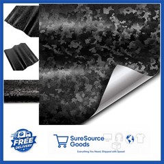 Automotive Vinyl Wrap Roll 1ft x 5ft Black Satin Finish for DIY Projects