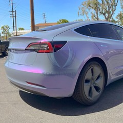 ESSMO PET Space Candy Gloss Gray Purple Car Vehicle Vinyl Wrap Decal Sticker