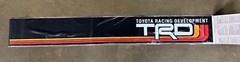 TRD Racing Toyota Retro Sunscreen Decal Officially Licensed Item 44″ X 4.75″