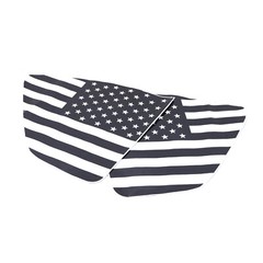 Back Side Window Glass USA Flag Sticker Decal For Lexus LX600