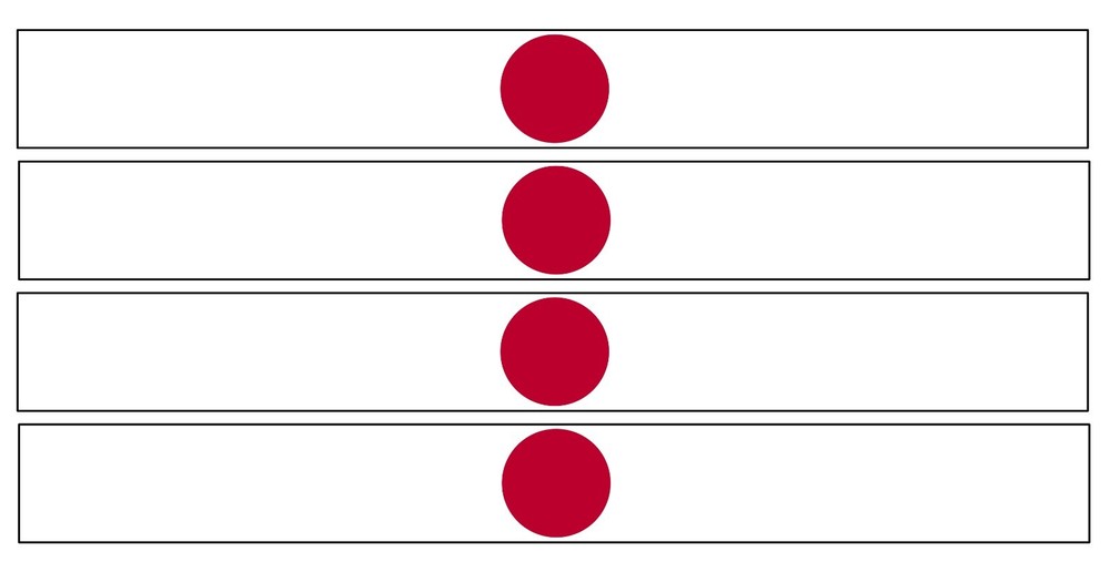 4Pcs Pack Lot Racing Stripes Japan Japanese Flag Vinyl Sticker Decals 6″