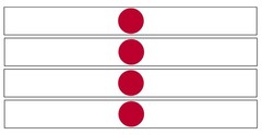 4Pcs Pack Lot Racing Stripes Japan Japanese Flag Vinyl Sticker Decals 6″