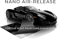 VViViD+ Ultra Gloss Premium Vinyl Car Wrap Film 6 FT x 5 FT, Gloss Piano Black