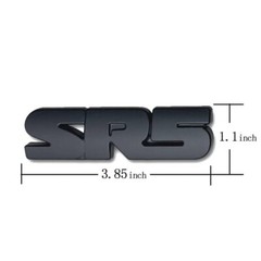 2Pcs SR5 Blackout Emblem Letter Overlay for 2016-2024 Tacoma 4Runner Model decal