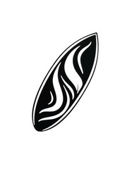 Surfboard Vinyl Decal for Vehicle Windows Laptops Decorate Any Smooth Surface 1