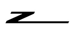2014-2018 Chevy Silverado Z71 Grille Emblem ( Z ) Overlay Decal Insert (BLACK)