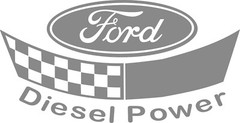 Ford Diesel Power Decal 8″in w x 4.1″in h in your choice of Color