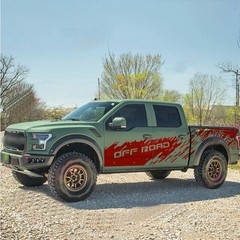 Graphics Off Road Sticker For FORD RAPTOR F-150 Pickup Truck Splash Mark Decal