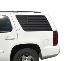 American USA Flag Decals for Rear window 2007-2014 Chevy Tahoe GMC Yukon CT12