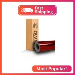 VViViD Red Mirror Chrome Vinyl Wrap Self Adhesive Film Air-Release Bubble and Ai